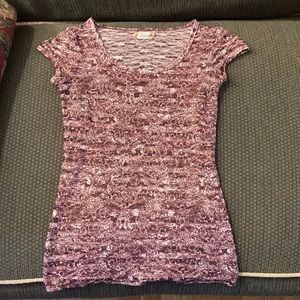 Purple Lace T Shirt